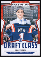 Drake Maye 2024 Rookies and Stars Draft Class #3 RC at PristineAuction.com