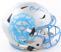 Barry Sanders Signed Lions Full-Size Authentic On-Field 2000 Yard Club Speedflex Helmet (Schwartz & Beckett) at PristineAuction.com