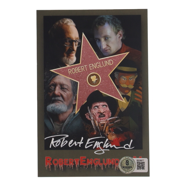 Robert Englund Signed 4x6 Postcard (Beckett) at PristineAuction.com Robert Englund Signed 4x6 Postcard (Beckett) at PristineAuction.com