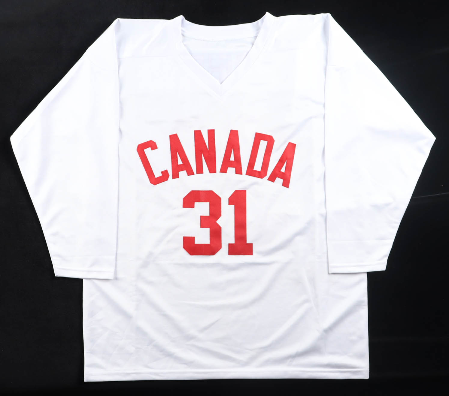 Grant Fuhr Signed Jersey (Beckett) at PristineAuction.com Grant Fuhr Signed Jersey (Beckett) at PristineAuction.com