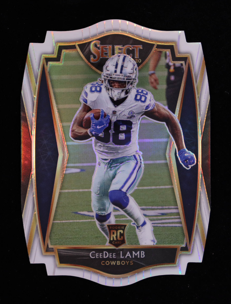 CeeDee Lamb 2020 Select Prizm White Die Cut #157 RC