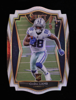 CeeDee Lamb 2020 Select Prizm White Die Cut #157 RC at PristineAuction.com