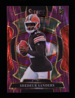 Shedeur Sanders 2025 Select Prizm Purple Shock #54 #554/699 RC at PristineAuction.com