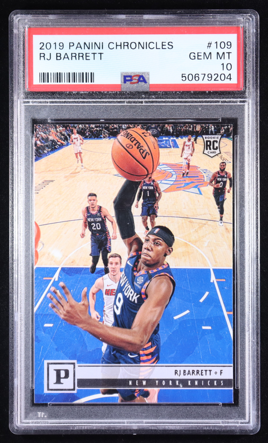 RJ Barrett 2019-20 Panini Chronicles #109 RC (PSA 10) at PristineAuction.com RJ Barrett 2019-20 Panini Chronicles #109 RC (PSA 10) at PristineAuction.com