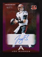 Joe Burrow 2021 Panini Chronicles Elite Ascension Autographs Purple #35 #2/25 at PristineAuction.com