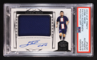 Lionel Messi 2022 Leaf Trinity Match-Worn Patch Autographs Silver Foil #PALM1 #20/35 (PSA Authentic | Autograph Graded PSA 10) at PristineAuction.com