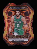 Jayson Tatum 2023-24 Panini Obsidian Volcanix #25 at PristineAuction.com