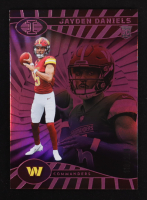 Jayden Daniels 2024 Panini Illusions Trophy Collection Pink #93 RC #118/299 at PristineAuction.com