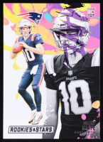 Drake Maye 2024 Rookies and Stars Rookie Exclusive #3 RC at PristineAuction.com