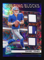 Daniel Jones 2019 Panini Spectra Building Blocks Materials Psychedelic #4 RC #5/5 at PristineAuction.com