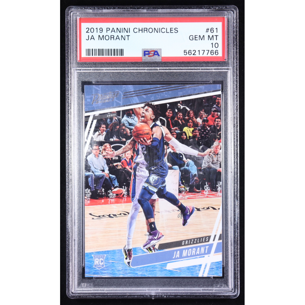 Ja Morant 2019-20 Panini Chronicles #61 RC (PSA 10) at PristineAuction.com