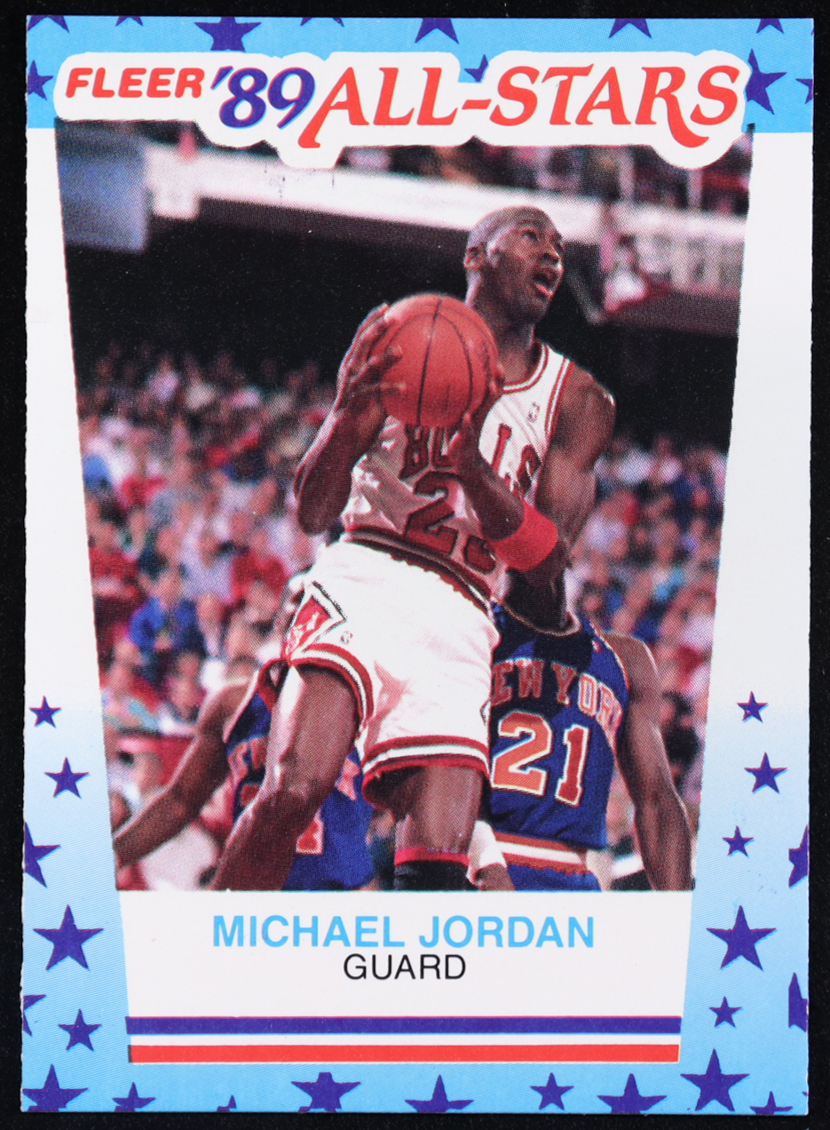 Michael Jordan 1989-90 Fleer Stickers #3 at PristineAuction.com Michael Jordan 1989-90 Fleer Stickers #3 at PristineAuction.com