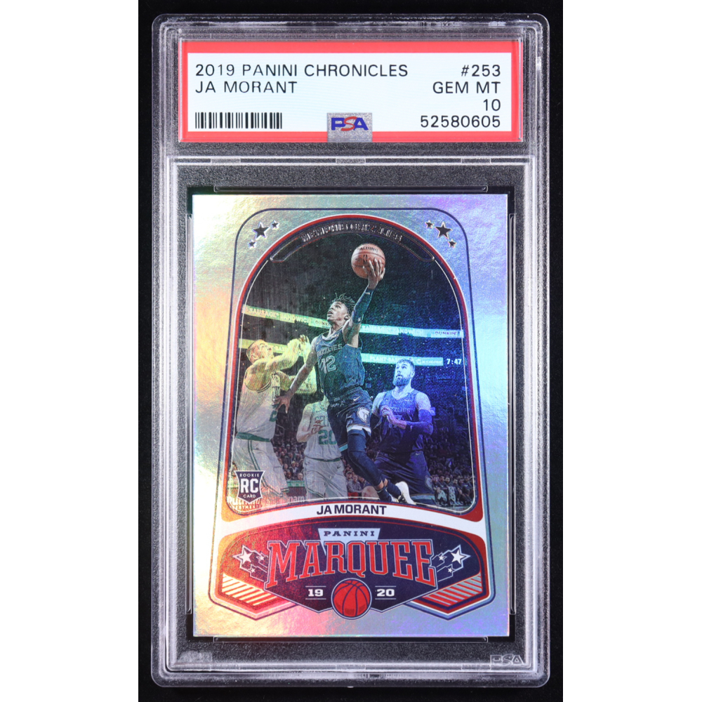 Ja Morant 2019-20 Panini Chronicles #253 RC (PSA 10) at PristineAuction.com