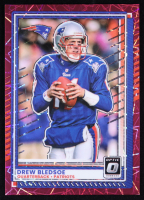 Drew Bledsoe 2025 Panini Donruss Optic Pink Velocity #57 #32/99 at PristineAuction.com
