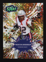 Treveyon Henderson 2025 Wild Card Splat Gold Sparkles #SBWHI05TH RC #1/1 at PristineAuction.com
