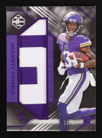 Jordan Addison 2023 Limited Unlimited Potential Jerseys Amethyst Spotlight #21 RC #21/25 at PristineAuction.com