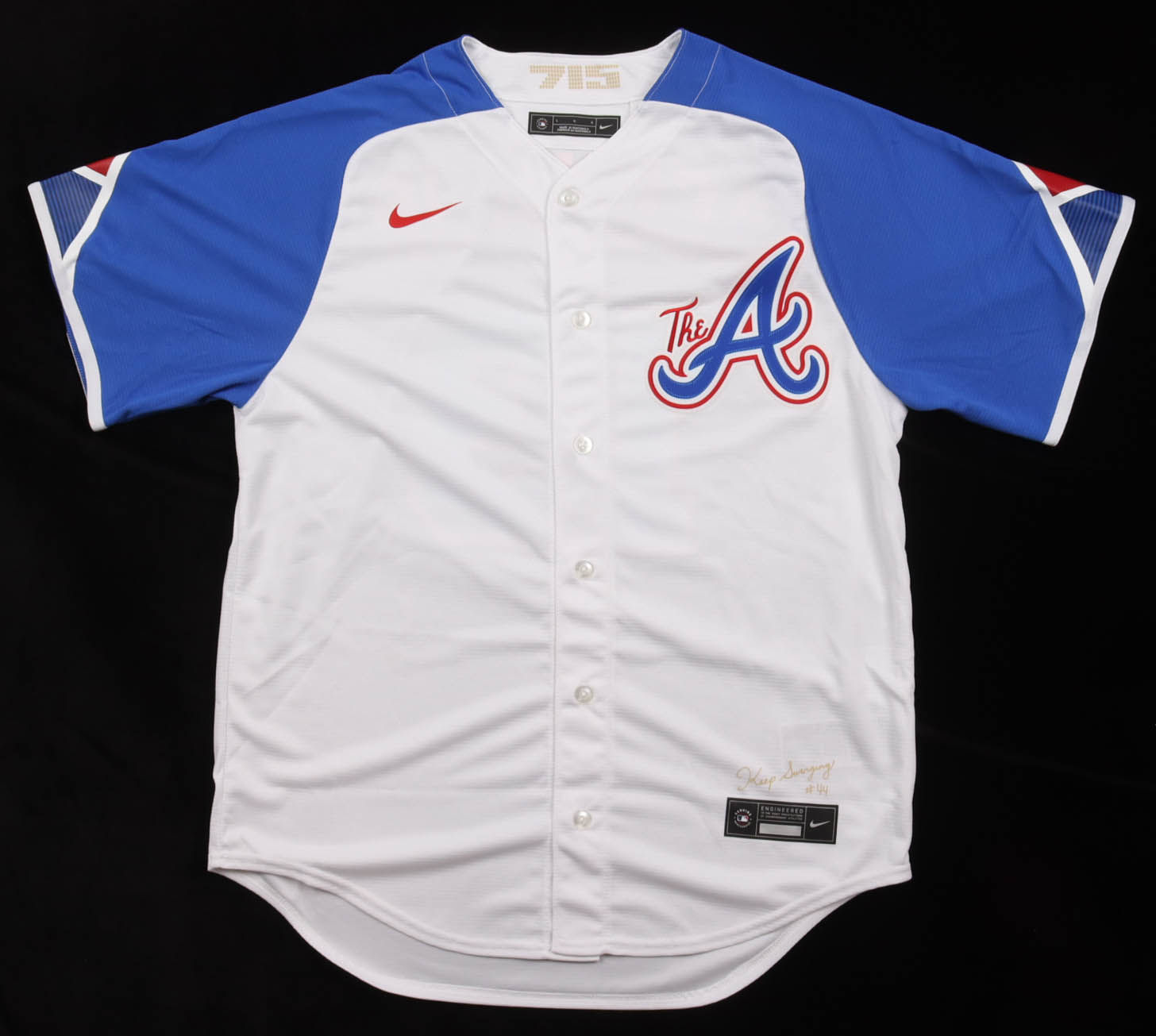 Ronald Acuna Jr. Signed Braves Nike Authentic Jersey Inscribed "40/70 Club" (Beckett) at PristineAuction.com Ronald Acuna Jr. Signed Braves Nike Authentic Jersey Inscribed "40/70 Club" (Beckett) at PristineAuction.com