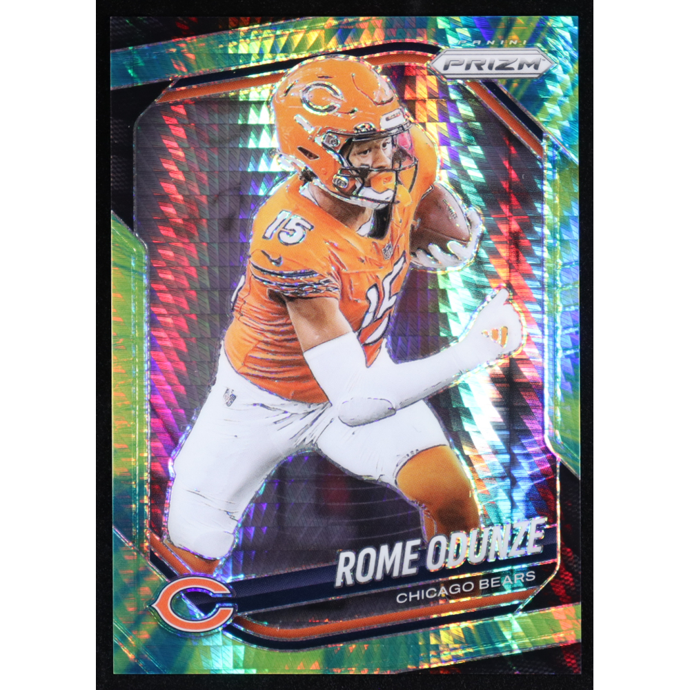 Rome Odunze 2025 Panini Prizm Hyper #8 #126/200 at PristineAuction.com