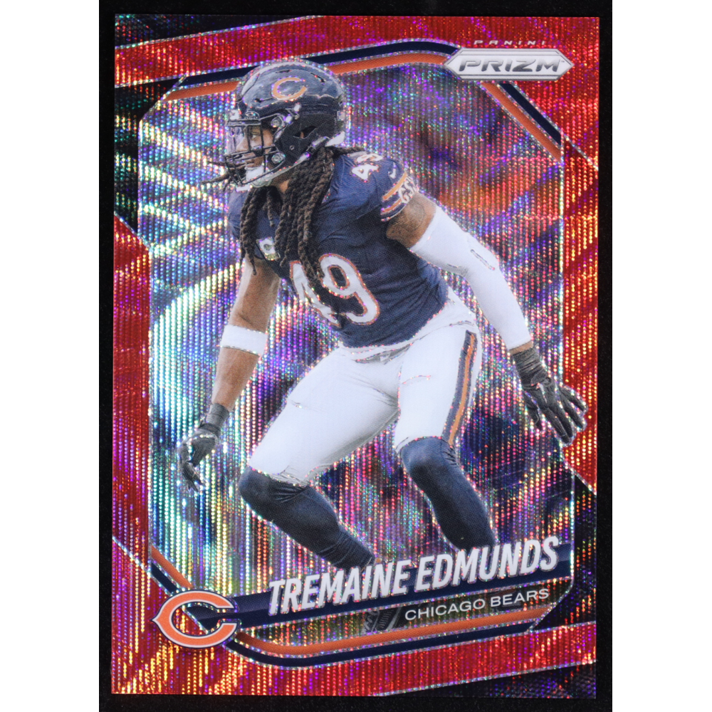 Tremaine Edmunds 2025 Panini Prizm Red Wave #245 #043/149 at PristineAuction.com