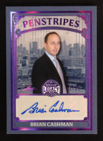 Brian Cashman 2025 Leaf A Bronx Legacy Penstripes Autographs Spectrum Purple Holofoil #PBC1 #01/25 at PristineAuction.com