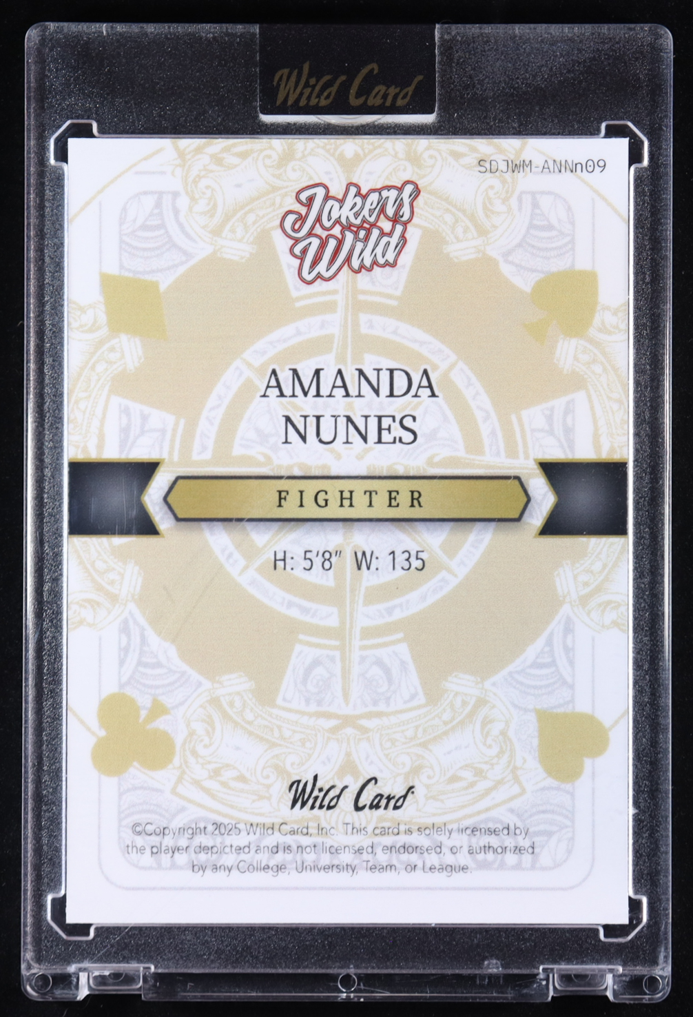 Amanda Nukes 2025 Wild Card Jokers Wild Multi-Sport #ANNn09 #1/1 at PristineAuction.com Amanda Nukes 2025 Wild Card Jokers Wild Multi-Sport #ANNn09 #1/1 at PristineAuction.com