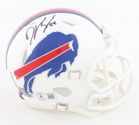 Dawson Knox Signed Bills Speed Mini Helmet (Beckett) at PristineAuction.com