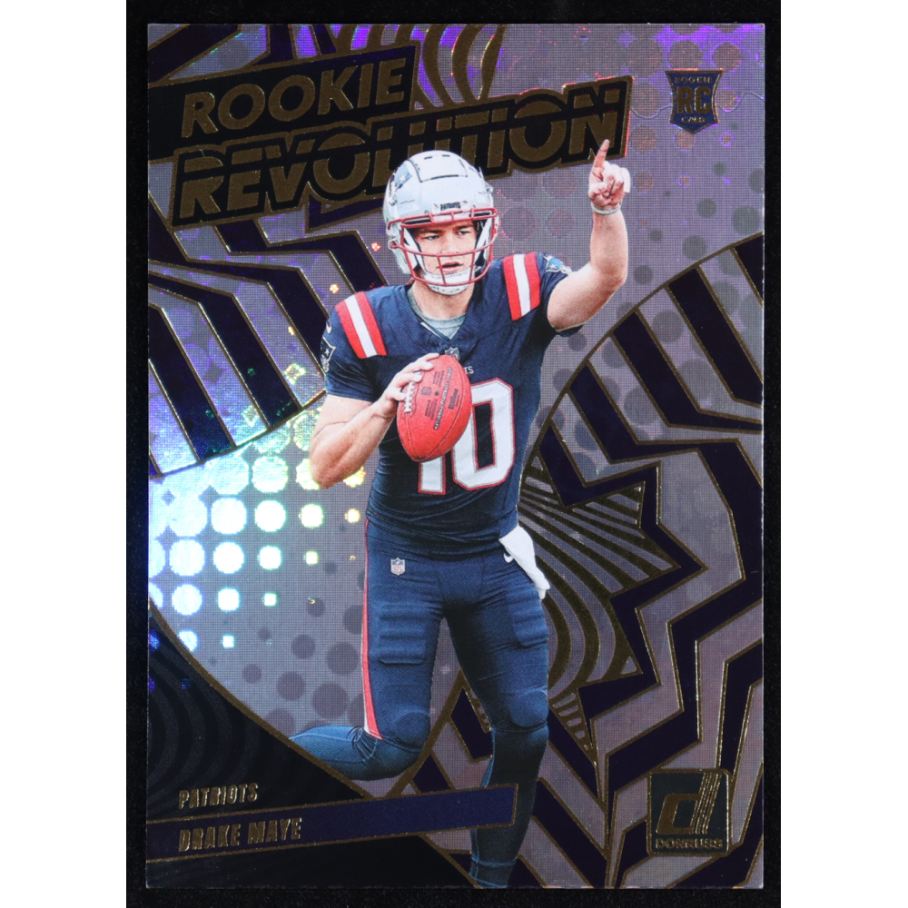 Drake Maye 2025 Panin Prizm Break #6 at PristineAuction.com