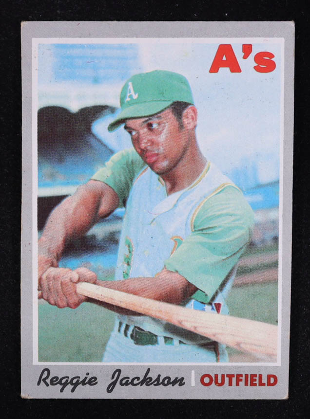 Reggie Jackson 1970 Topps #140 at PristineAuction.com Reggie Jackson 1970 Topps #140 at PristineAuction.com
