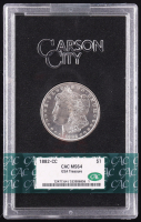 1882-CC Morgan Uncirculated Silver Dollar - Carson City - GSA Treasure (CAC MS64) at PristineAuction.com