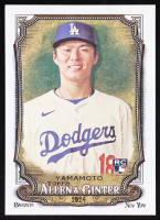 Yoshinobu Yamamoto 2024 Topps Allen and Ginter #201 RC at PristineAuction.com