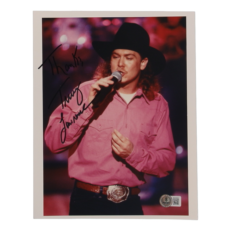 Tracy Lawrence Signed 8x10 Photo Inscribed "Thanks" (Beckett) at PristineAuction.com Tracy Lawrence Signed 8x10 Photo Inscribed "Thanks" (Beckett) at PristineAuction.com