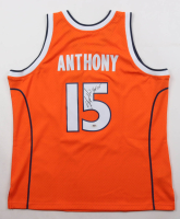 Carmelo Anthony Signed Orange Mitchell & Ness Authentic Jersey Inscribed "HOF 25" (PSA) at PristineAuction.com