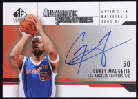 Corey Maggette 2004-05 SP Authentic Signatures #CM at PristineAuction.com