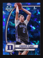 Cooper Flagg 2024-25 Bowman Chrome Sapphire University #16 RC at PristineAuction.com