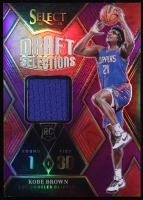 Kobe Brown 2023-24 Select Draft Selections Memorabilia Purple Prizms #3 #36/99 RC at PristineAuction.com