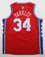 Charles Barkley Signed 76ers Jordan Authentic Jersey (PSA) at PristineAuction.com