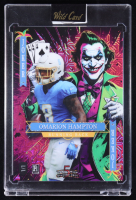 Omarion Hampton 2025 Wild Card 5 Card Draw Stacked Deck Joker Pink #OHNp10 #1/1 RC at PristineAuction.com