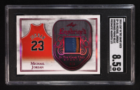 Michael Jordan 2018 Leaf In The Game Used Enshrined Prime Relic Prismatic Magenta Game-Used #EP26 #3/3  (SGC 8.5) at PristineAuction.com