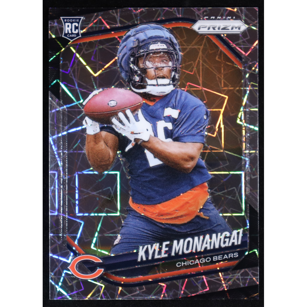 Kyle Monangai 2025 Panini Prizm Lazer #348 RC at PristineAuction.com