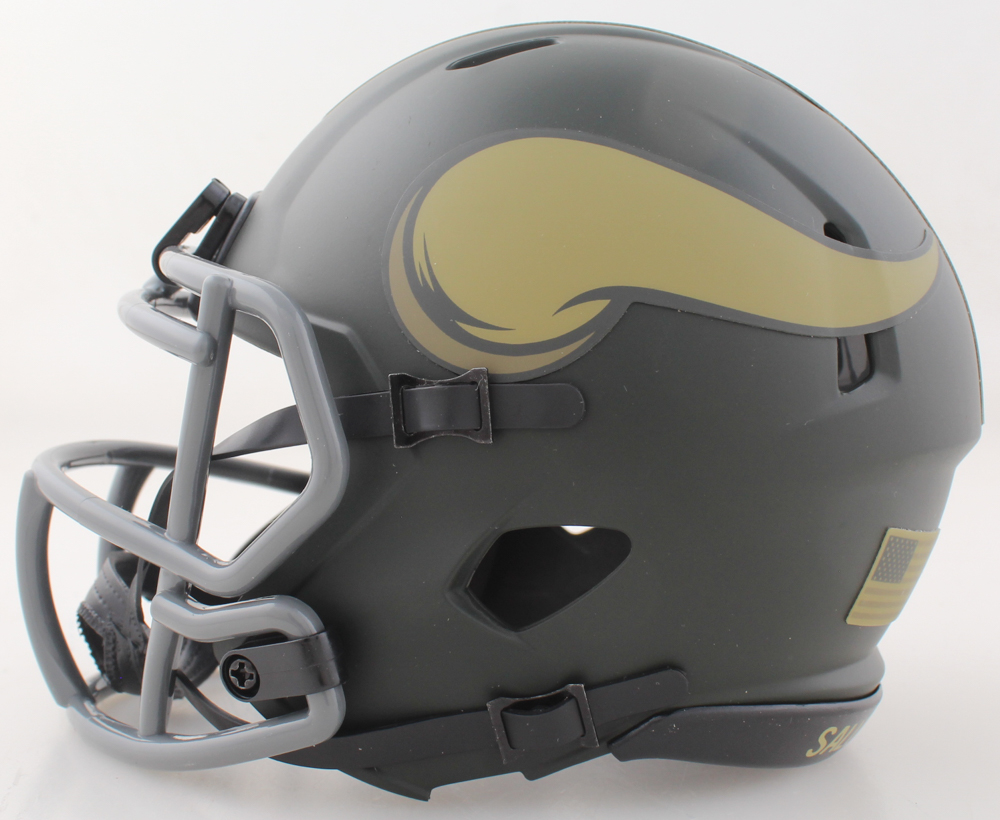 Jared Allen Signed Vikings Salute to Service Alternate Speed Mini Helmet (Beckett) at PristineAuction.com Jared Allen Signed Vikings Salute to Service Alternate Speed Mini Helmet (Beckett) at PristineAuction.com