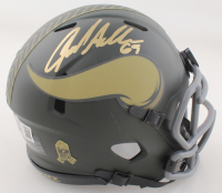 Jared Allen Signed Vikings Salute to Service Alternate Speed Mini Helmet (Beckett) at PristineAuction.com