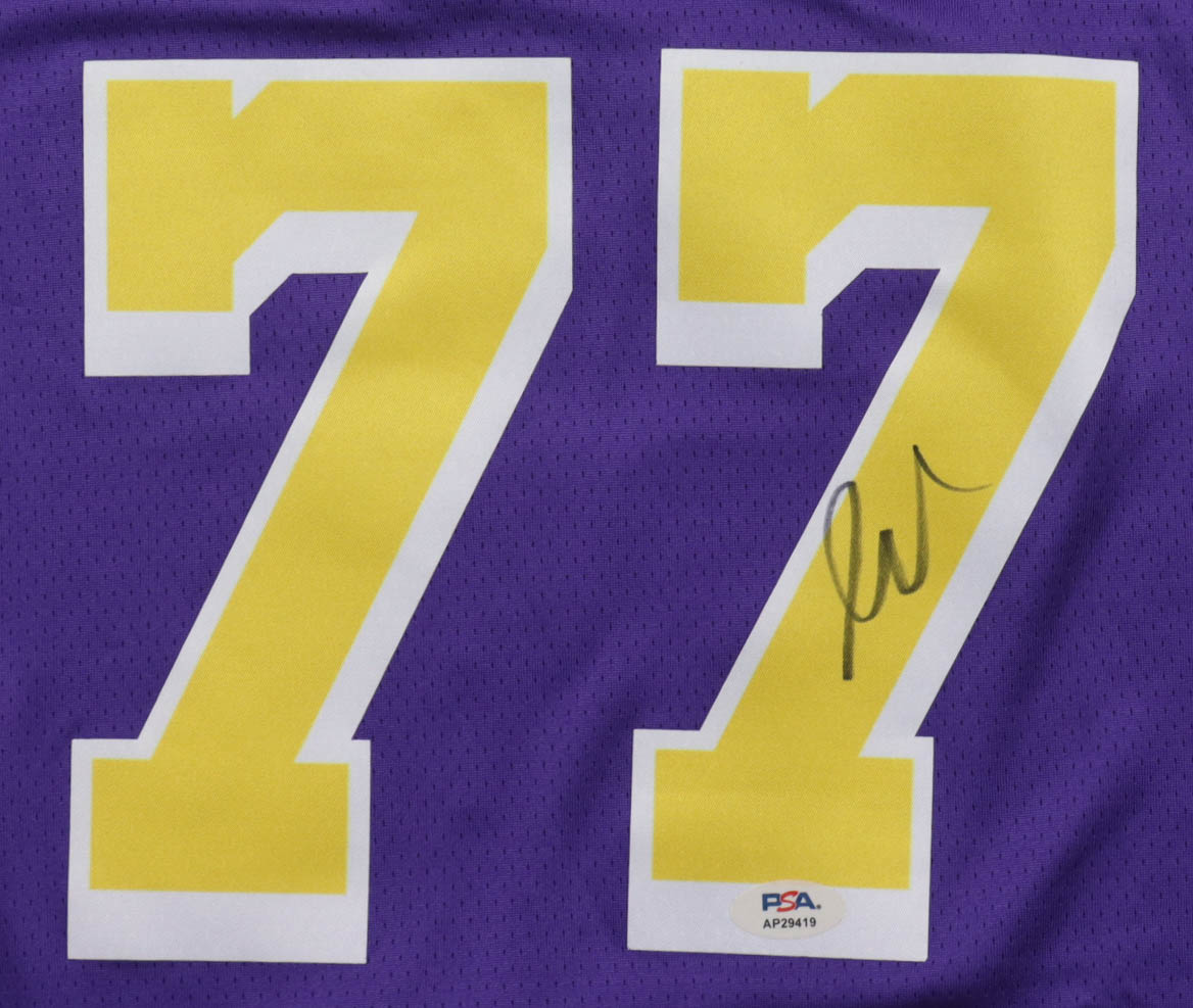Luka Doncic Signed Signed Lakers Jordan Authentic Jersey (PSA) at PristineAuction.com Luka Doncic Signed Signed Lakers Jordan Authentic Jersey (PSA) at PristineAuction.com