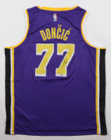 Luka Doncic Signed Signed Lakers Jordan Authentic Jersey (PSA) at PristineAuction.com
