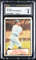 Babe Ruth Hits 60th Homer 1961 Topps #401 (CSG 3) at PristineAuction.com