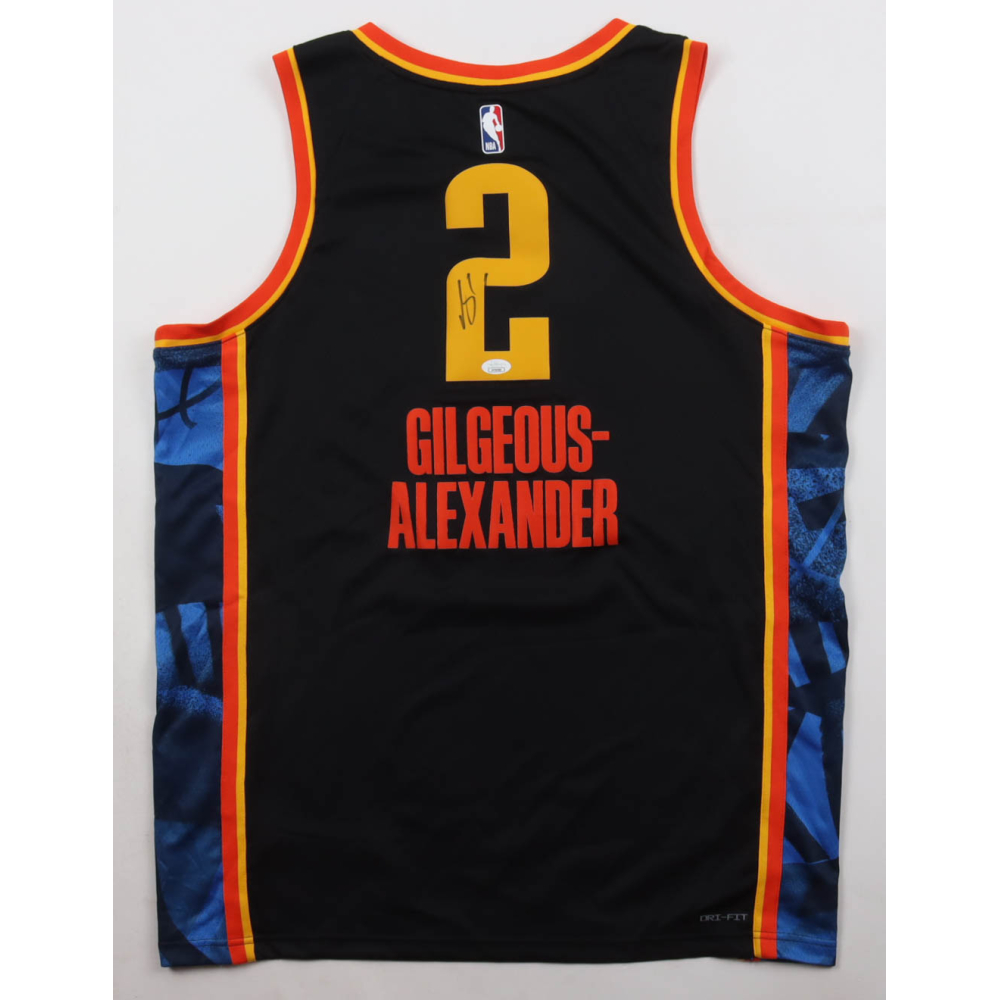 Shai Gilgeous-Alexander Signed Thunder Nike Authentic Jersey (JSA) at PristineAuction.com