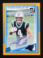 Tetairoa McMillan 2025 Donruss Rated Rookies Autographs Orange #314 RC at PristineAuction.com