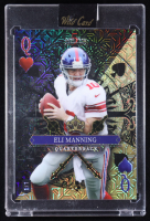 Eli Manning 2024 Wild Card 5 Card Draw Stacked Deck Queen Black Gold #EMN #1/1 at PristineAuction.com