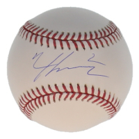 Nico Hoerner Signed OML Baseball (Wilder) at PristineAuction.com