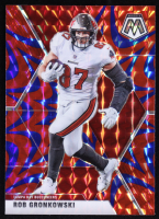 Rob Gronkowski 2020 Panini Mosaic Mosaic Reactive Blue #136 at PristineAuction.com