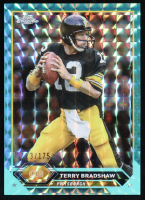 Terry Bradshaw 2023 Topps Composite Chrome Aqua Geometric Refractors #33 #113/175 at PristineAuction.com